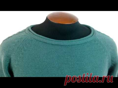Джемпер на вязальной машине . Часть 2