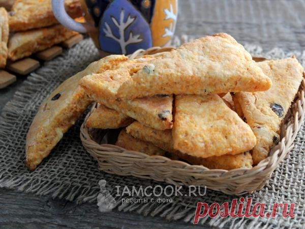 Морковное печенье с изюмом