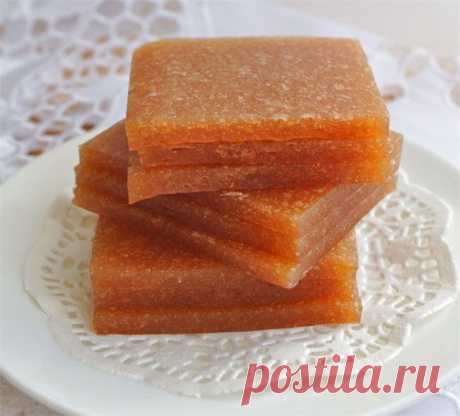 Яблочная пастила.