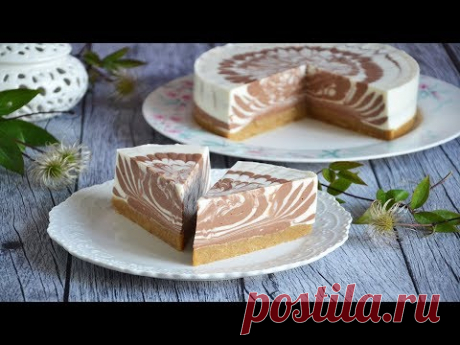 Творожный торт без выпечки - YouTube