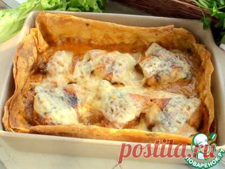 Курица, запеченная в лаваше