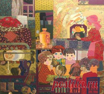 А счастье – оно из кусочков,
пронзительно-ярких мгновений,
из  маленьких, чистых глоточков,
и лёгких прикосновений...

Дениза Эвет.