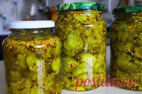 Сырой салат из огурцов на зиму