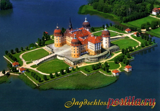 Замок Морицбург (Schloss Moritzburg). Германия.