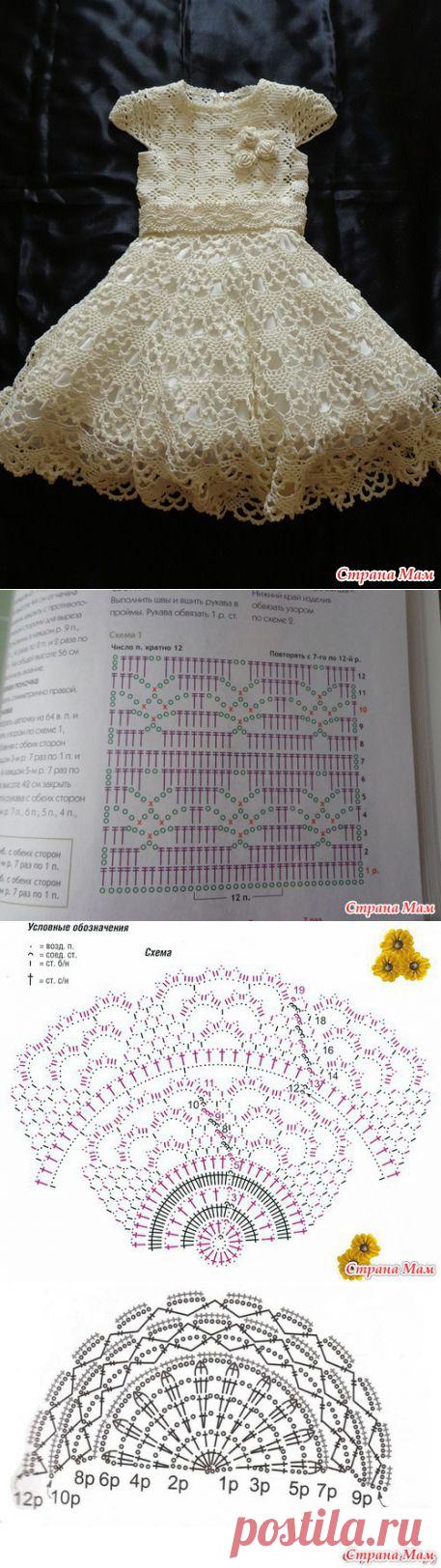 Платье для девочки 5 лет - Вязание для детей - Страна Мам