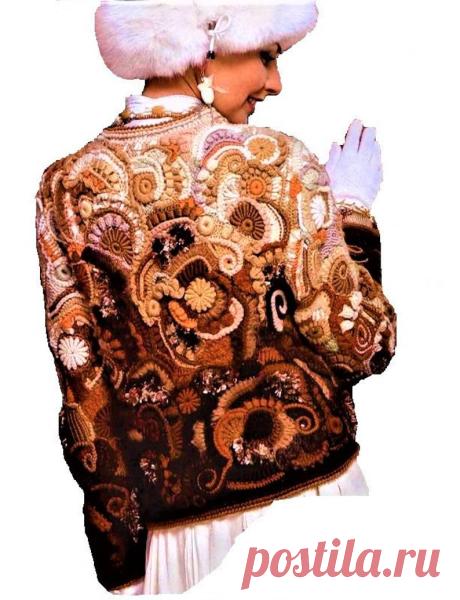 Beautiful Crocheted Women's Autumn Long Sleeves Jacket | Etsy