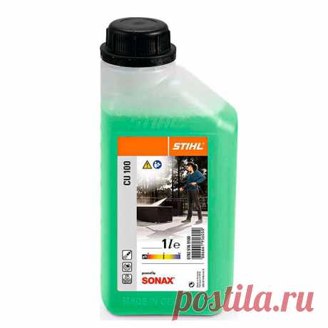 Универсальное моющее средство Stihl CU 100 предназначен для бережного удаления любых загрязнений с твердых поверхностей вокруг дома и на садовом участке. Подходит для лакированных, каменных, металлических, пластиковых и стеклянных поверхностей, не содержит нитрилотриацетата (НТА). Обратите внимание на изменение значения pH при разведении средства водой в различных пропорциях: 1:10 — 8,1, 1:20 — 8,3. Объем 1 и 5 литров.