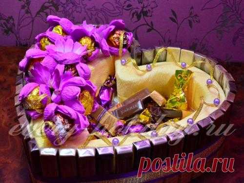 Торт из конфет своими руками, пошаговое фото для начинающих
