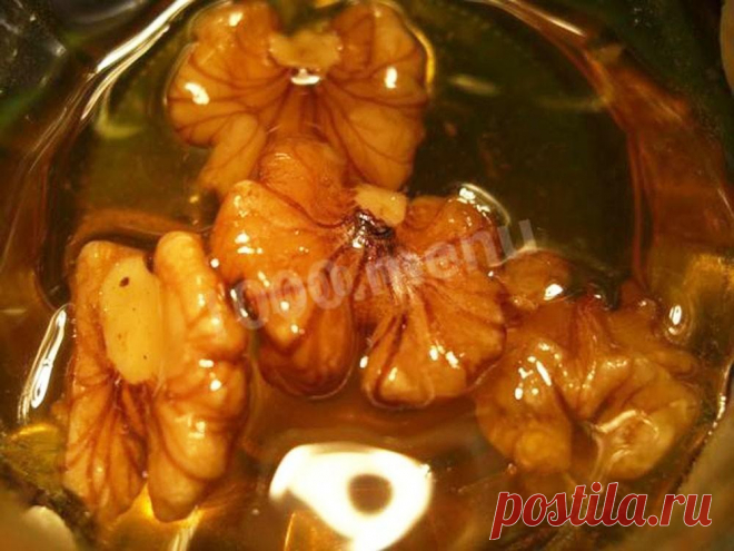 Грецкие орехи с медом