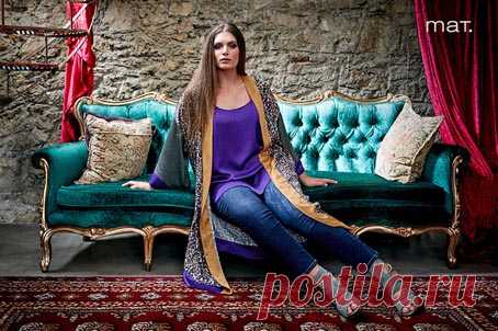 Lookbook одежды для полненьких девушек греческого бренда mat. осень-зима 2018-2019