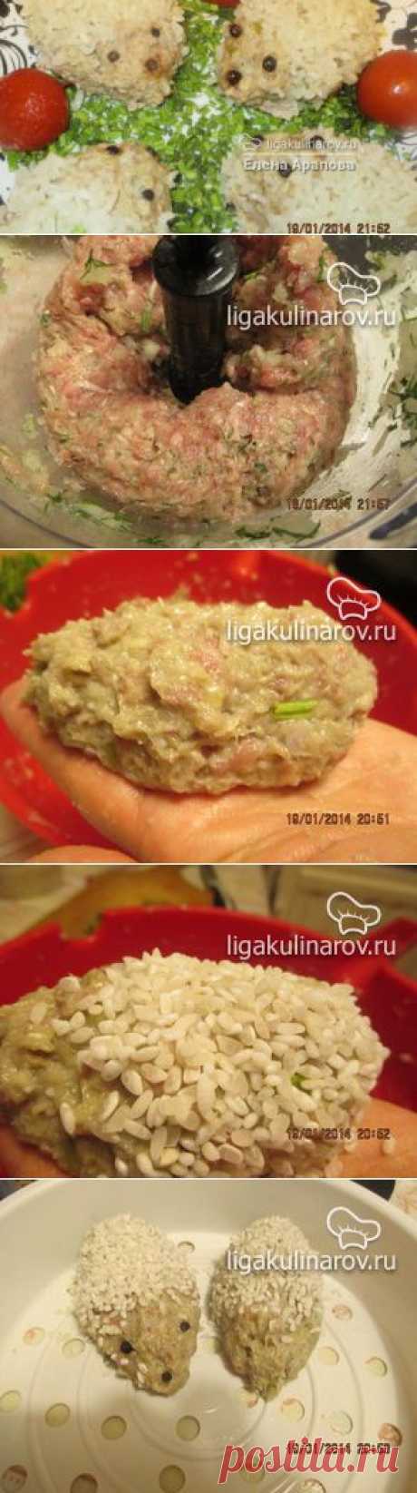 Мясные ежики с рисом &quot;Забава&quot;, рецепт пошаговый от Лиги Кулинаров. Рецепт мясных ежиков с рисом &quot;Забава&quot;, рецепты Лиги Кулинаров.