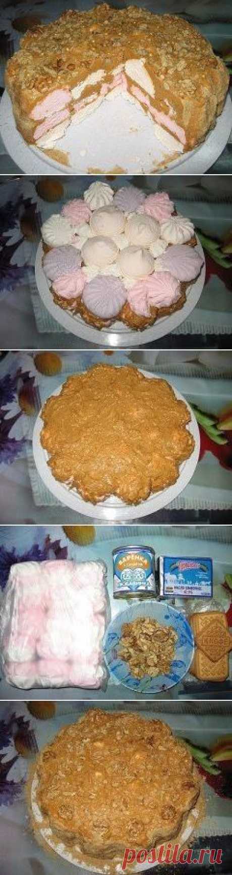 Простой Зефирный Торт (торт без выпечки)