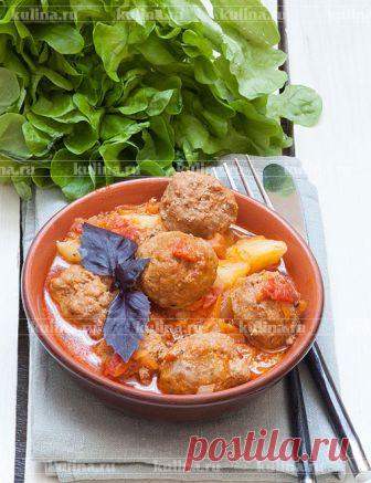 Фрикадельки с картошкой - это всегда вкусно и сытно