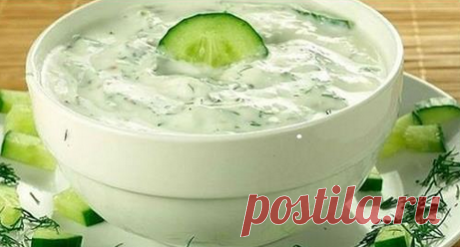 Сливочно-огуречный соус для овощей, мяса или рыбы!