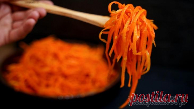 Морковь по-корейски вкуснее чем на рынке – очень удачный и простой рецепт