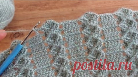 Easy Crochet Knitting Pattern Pattern - Çok Kolay Tığ işi Gelin Yeleği Şal Örgü Modeli..