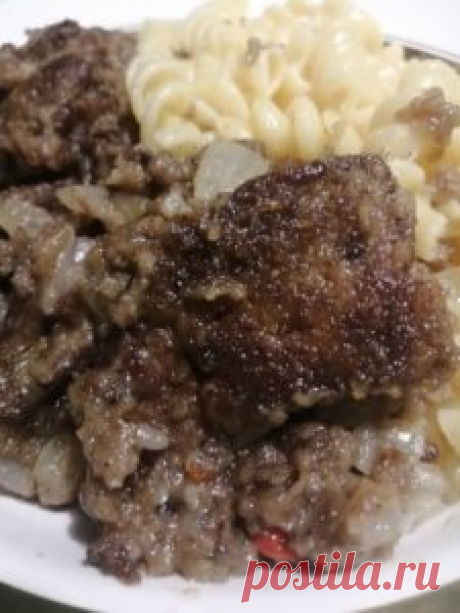 Печень по-гречески, жаренная в муке