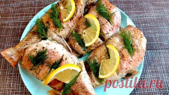 Очень Нежный Морской Окунь🐟 запеченный в духовке. - Яндекс.Видео