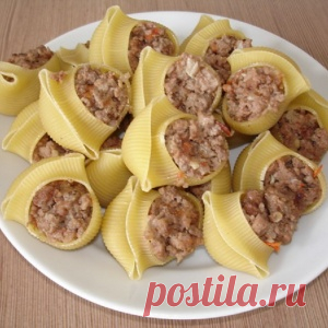 Фаршированные макароны - отличная идея для ужина!