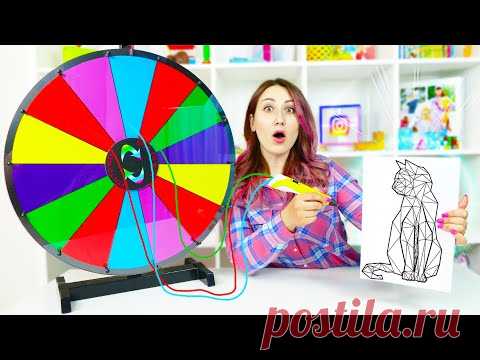 3 ЦВЕТА ЧЕЛЛЕНДЖ! РИСУЮ КОТА, АЛМАЗ, КАКТУС 3D РУЧКОЙ / КТО ЛУЧШЕ НАРИСУЕТ ПРЕДМЕТ Челлендж 24 ЧАСА