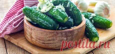 Малосольные огурцы – рецепт простой и вкусный