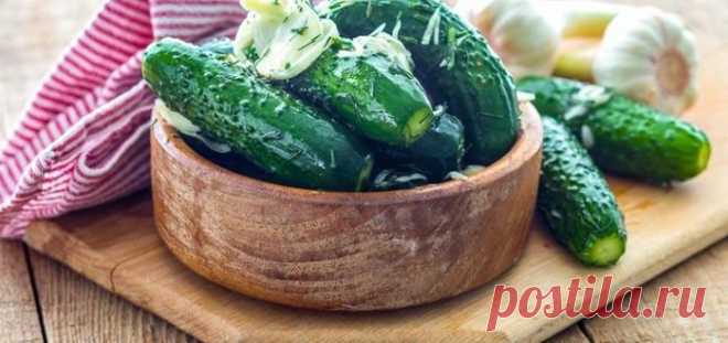 Малосольные огурцы – рецепт простой и вкусный