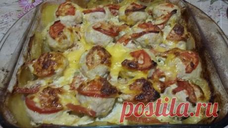 Запеканка "Сытый муж" 


Если хотите разнообразить свой рацион, этот рецепт для вас)Простая в приготовлении запеканка,на тот случай когда привычное все приелось.Муж сытый и довольный)

Время приготовления: 60 минут

ИНГРЕД…