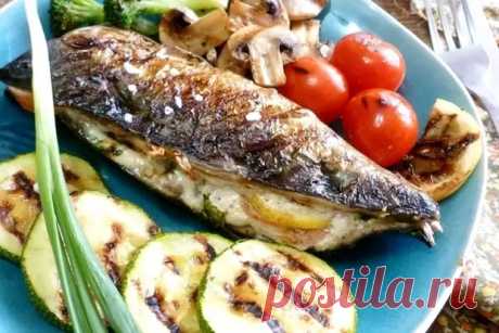 (10) Скумбрия с овощами и шампиньонами на гриле - Будет вкусно - 13 июля - 43910485006 - Медиаплатформа МирТесен