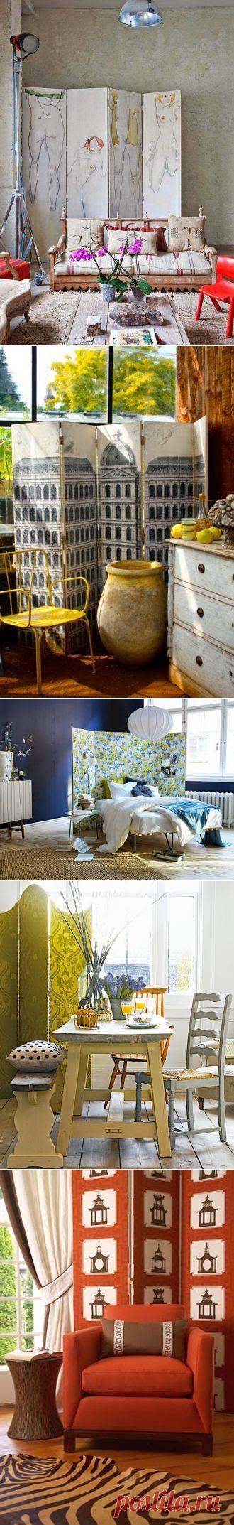 Делаем и декорируем ширмы