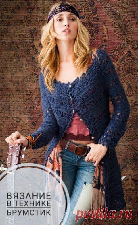 Брумстик - перуанское вязание, подборка моделей и схем брумстик крючком