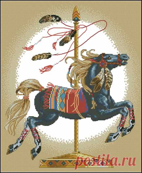 Сачать схему вышивки &quot;Southwest Carousel&quot;