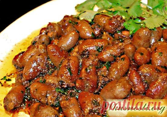 ЦЫПЛЯЧЬИ СЕРДЕЧКИ С МЁДОМ