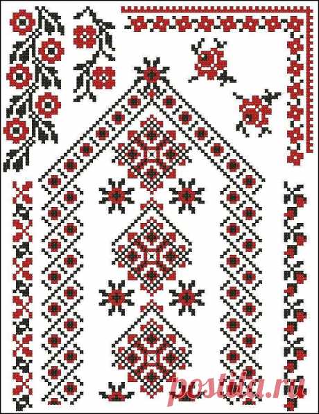 схема вышивки