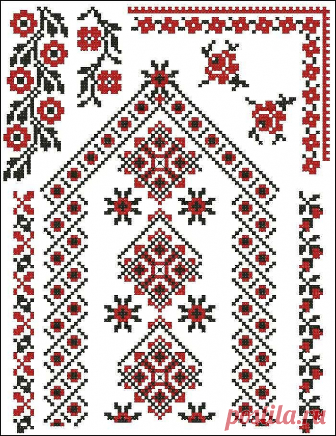 схема вышивки