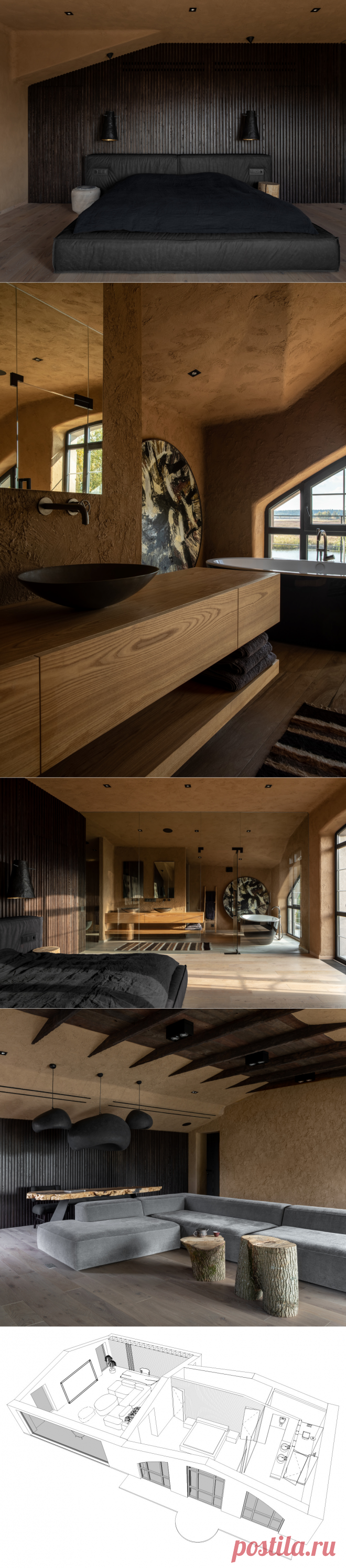 Houzz Украина: Апартаменты с ваби-саби по-украински | Houzz Россия