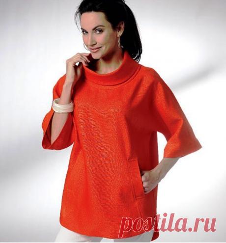 Выкройки с цельнокроеным рукавом 2 (подборка) / Простые выкройки /