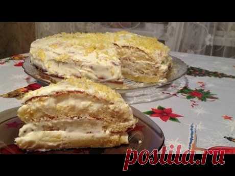 Лимонник (Лимонный Торт из Настоящих Лимонов) Очень Нежный и Сочный