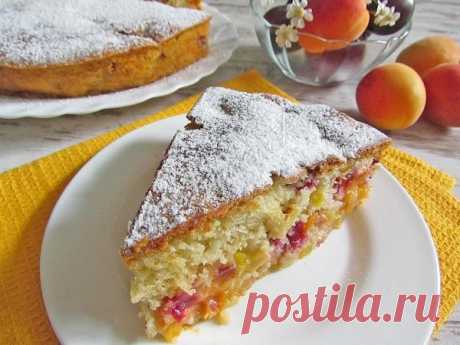 Фруктовая шарлотка.