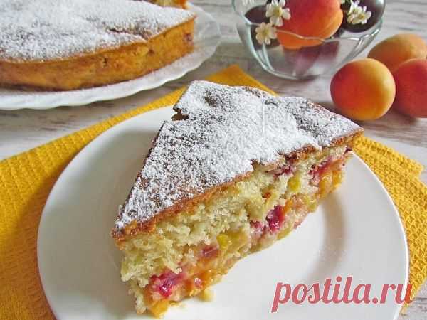 Фруктовая шарлотка.