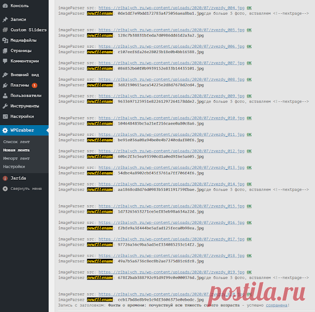 WPGrabber 2.1.715- после каждой X картинки добавляем  | WPGrabber - автопарсер для wordpress