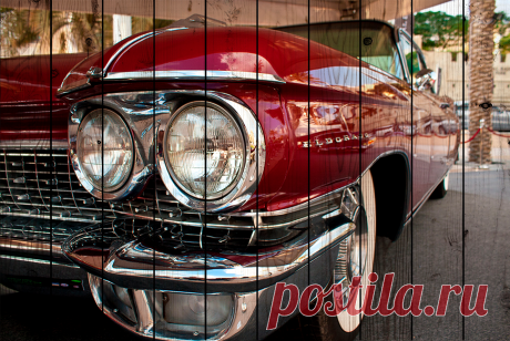 Картина &quot;Cadillac Eldorado&quot; по цене от 2900 руб. Размеры: 30x40 см, 40x60 см, 60x90 см, 80x120 см, 100x150 см, 120x180 см. Срок изготовления: 2-3 дня.