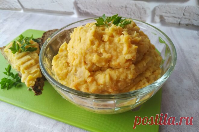 Постный паштет из фасоли с морковью и луком, рецепт с фото — Вкусо.ру