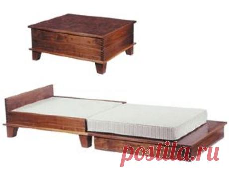 (128) Coffee Table that Transforms into a Guest Bed | https://patriciaalberca.blogspot.com.es/ | My home ideas