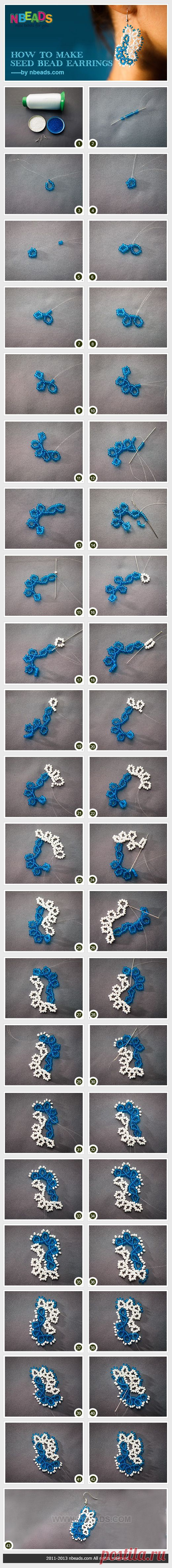 (1) Love what seed bead jewelry gives to you, and then you can't miss this tutorial on how to make seed bead earrings. Its unique and charming s...