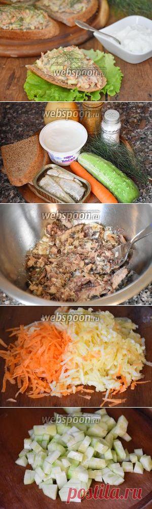 Бутерброды «по-шведски» с сардинами