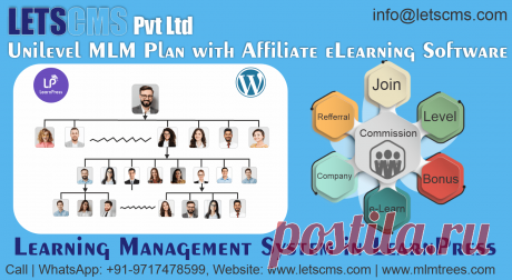 Unilevel MLM Plan for e-Learning Партнерское программное обеспечение | Партнерское программное обеспечение для электронного обучения относится к типу программного обеспечения, которое позволяет отдельным лицам или организациям продвигать онлайн-курсы или образовательный контент и получать комиссионные за любые продажи, произведенные через их рефералов. Этот тип программного обеспечения обычно предоставляет платформу для компаний, занимающихся электронным обучением, для создания и управления парт