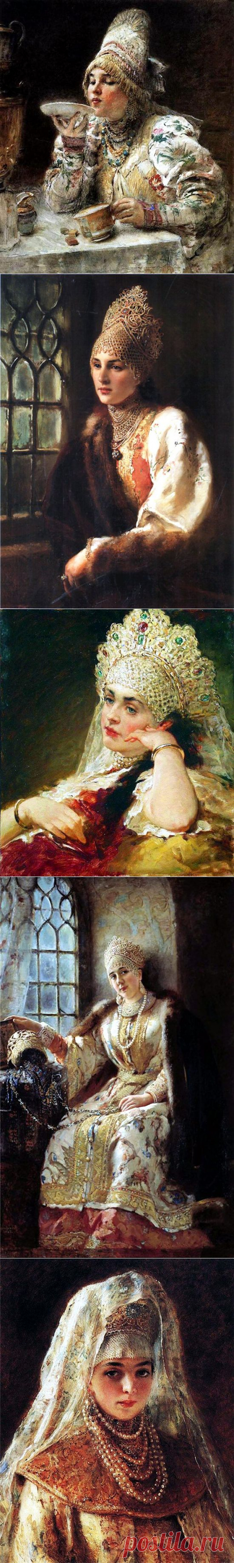 Блоги@Mail.Ru: Русский костюм в живописи. Константин Маковский