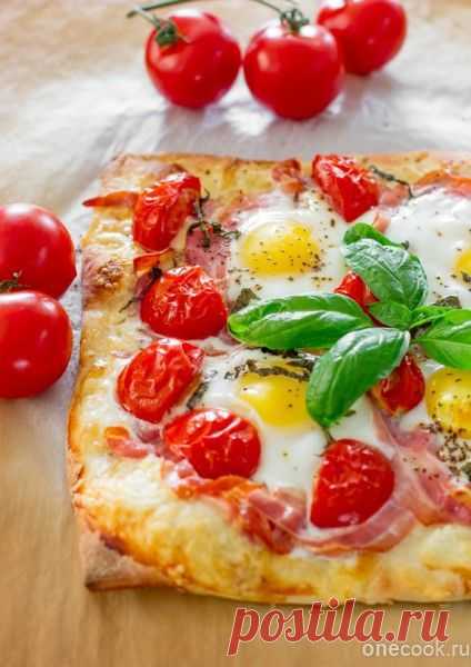 Пицца с грюйером и панчеттой на завтрак — Рецепты с фото, домашние рецепты, рецепты тортов, салаты на Onecook.ru