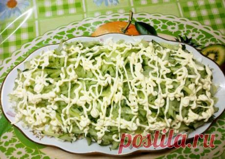 (7) Очень лёгкий и быстрый салатик "Свежесть" - пошаговый рецепт с фото. Автор рецепта Ирина Шенбергер . - Cookpad