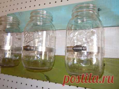 Pallet Decor Mason Jar Wall Decor